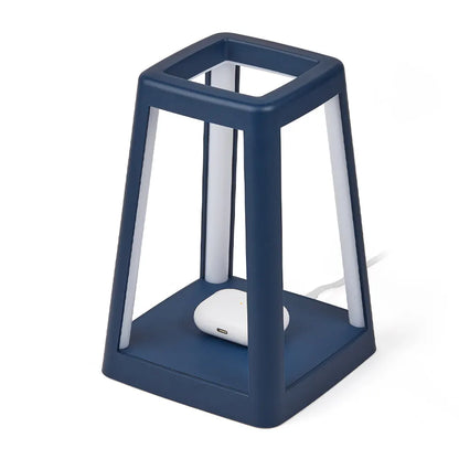 Lexon Lantern Portable Lamp With Built-In Wireless Charger - Blue - Image 2