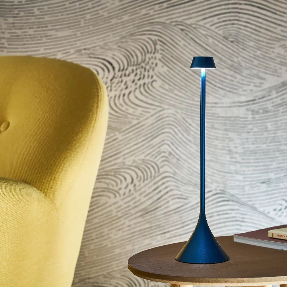 Lexon Steli Shade Infinitely Pairable Table Lamp - Blue - Image 5
