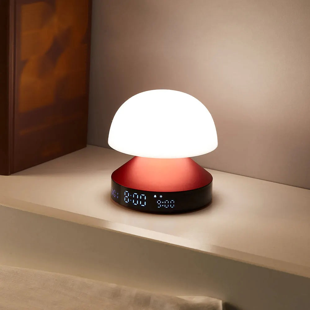 Lexon Mina Sunrise Sunrise Alarm Clock - Red - Image 7