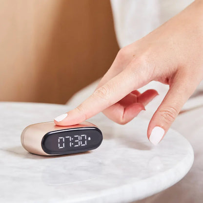 Lexon Minut Mini Alarm Clock - Gold - Image 5