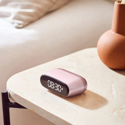 Lexon Minut Mini Alarm Clock - Pink - Image 4