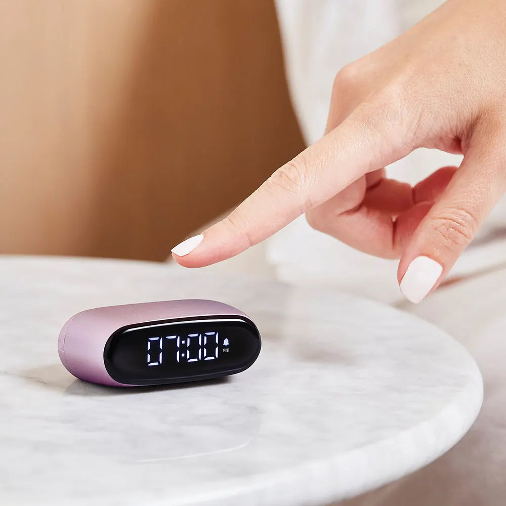 Lexon Minut Mini Alarm Clock - Pink - Image 5