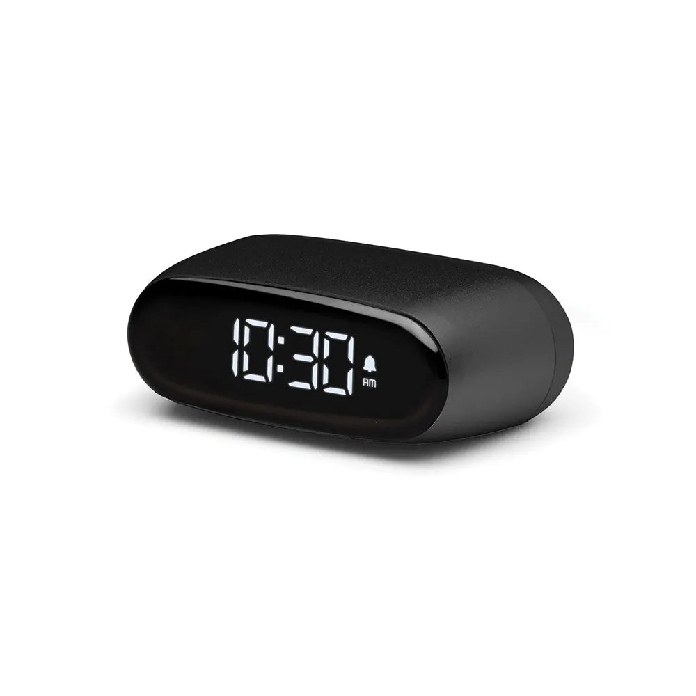 Lexon Minut Mini Alarm Clock - Black - Image 2