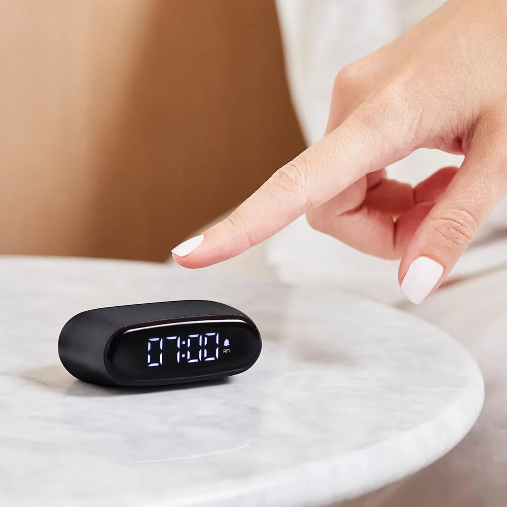 Lexon Minut Mini Alarm Clock - Black - Image 5