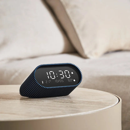 Lexon Ray Clock Lcd Alarm Clock With Temperature / Humidity Display - Blue - Image 5