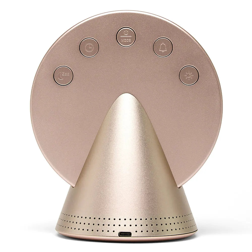 Lexon Conic Radio Alarm Clock With Fm & Built-In Bluetooth Speaker - Gold - Image 5