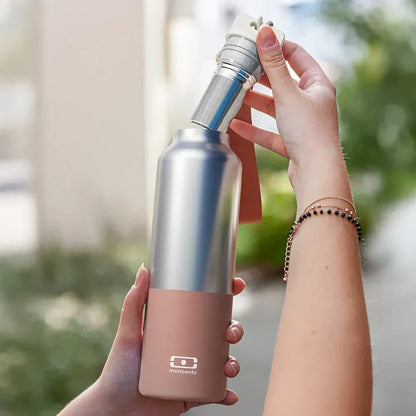 Monbento MB Steel Insulated Bottle - Rose Moka - Image 2