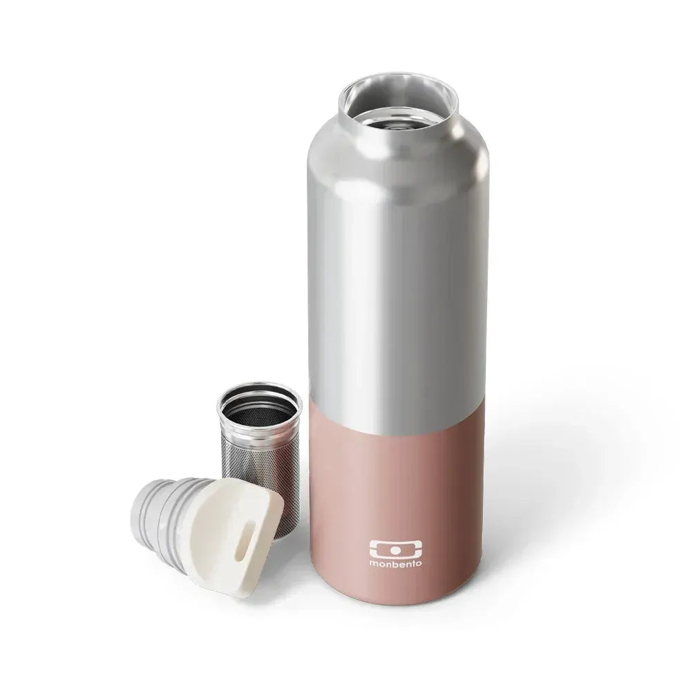 Monbento MB Steel Insulated Bottle - Rose Moka - Image 4