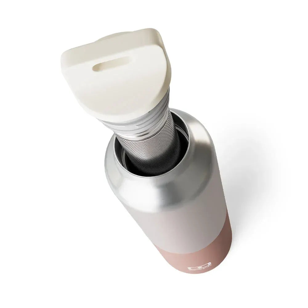 Monbento MB Steel Insulated Bottle - Rose Moka - Image 5