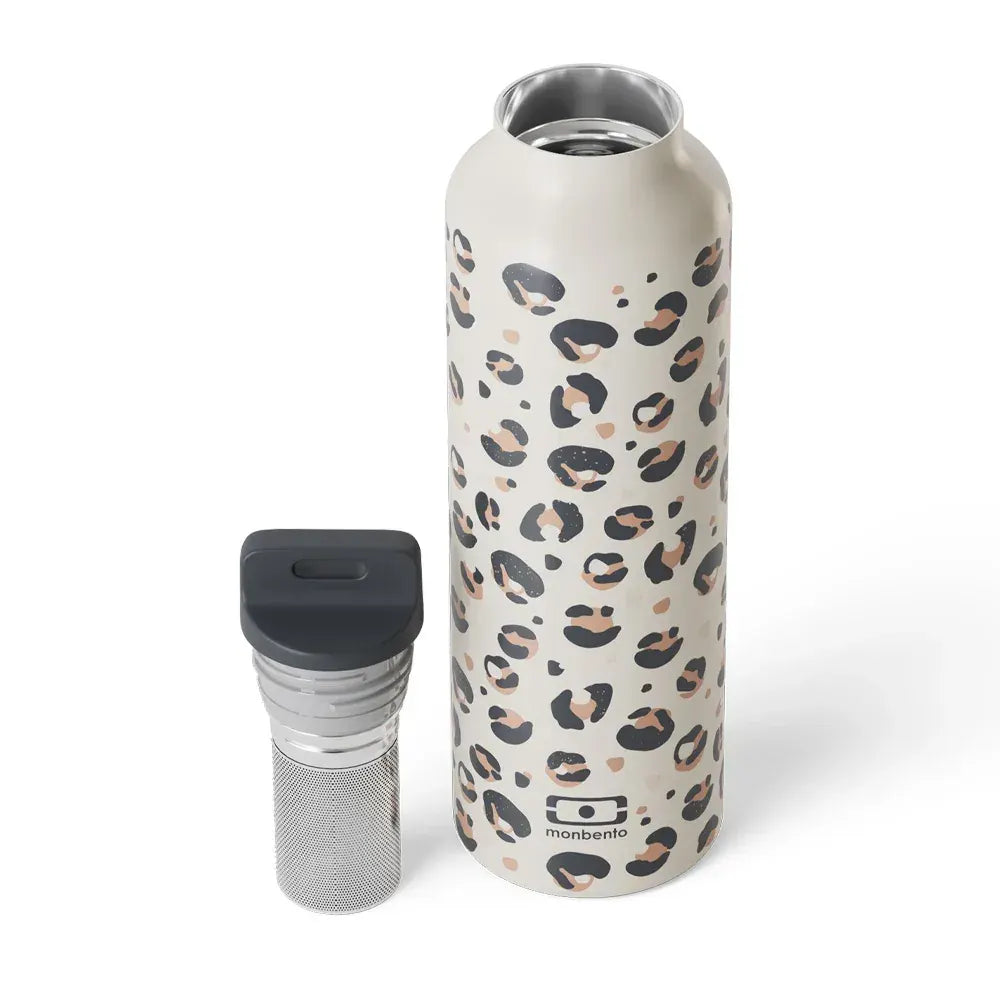 Monbento MB Steel Insulated Bottle - Graphic Leopard - Image 5