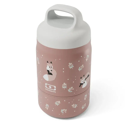 Monbento Handy Kids Insulated Lunch Box with Compartments - Fox - Image 5