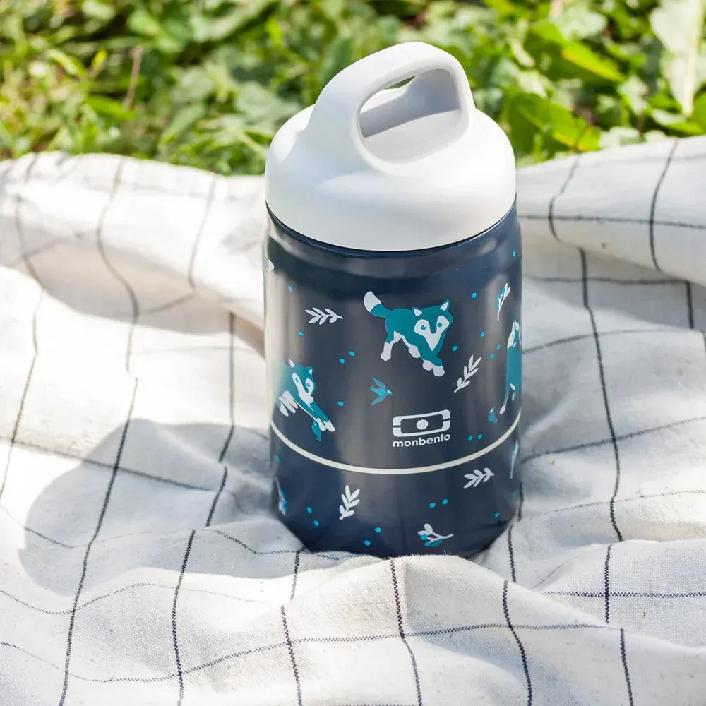 Monbento Handy Kids Insulated Lunch Box with Compartments - Wolf - Image 4
