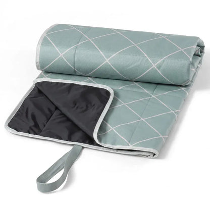 Monbento Waterproof Picnic Blanket for Outdoor Meals - Green Natural