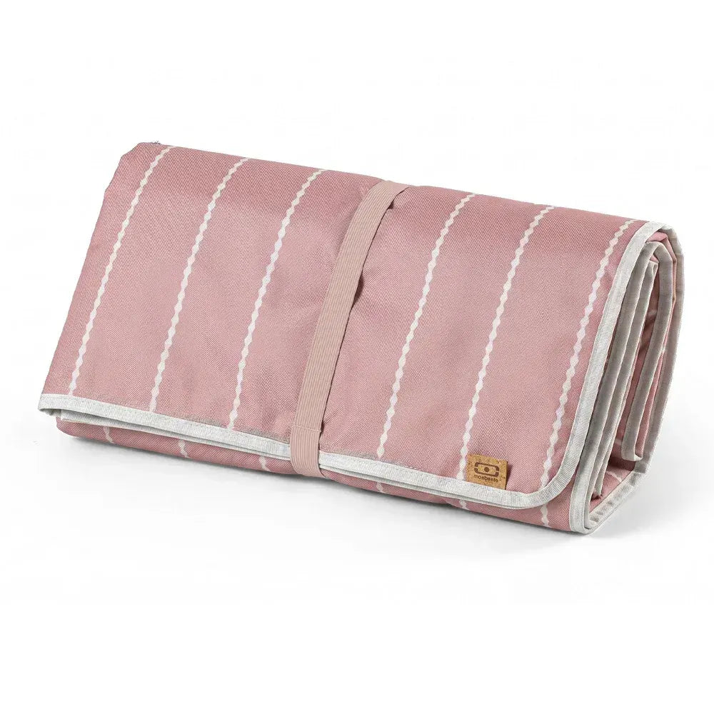 Monbento Waterproof Picnic Blanket for Outdoor Meals - Pink Moka - Image 3