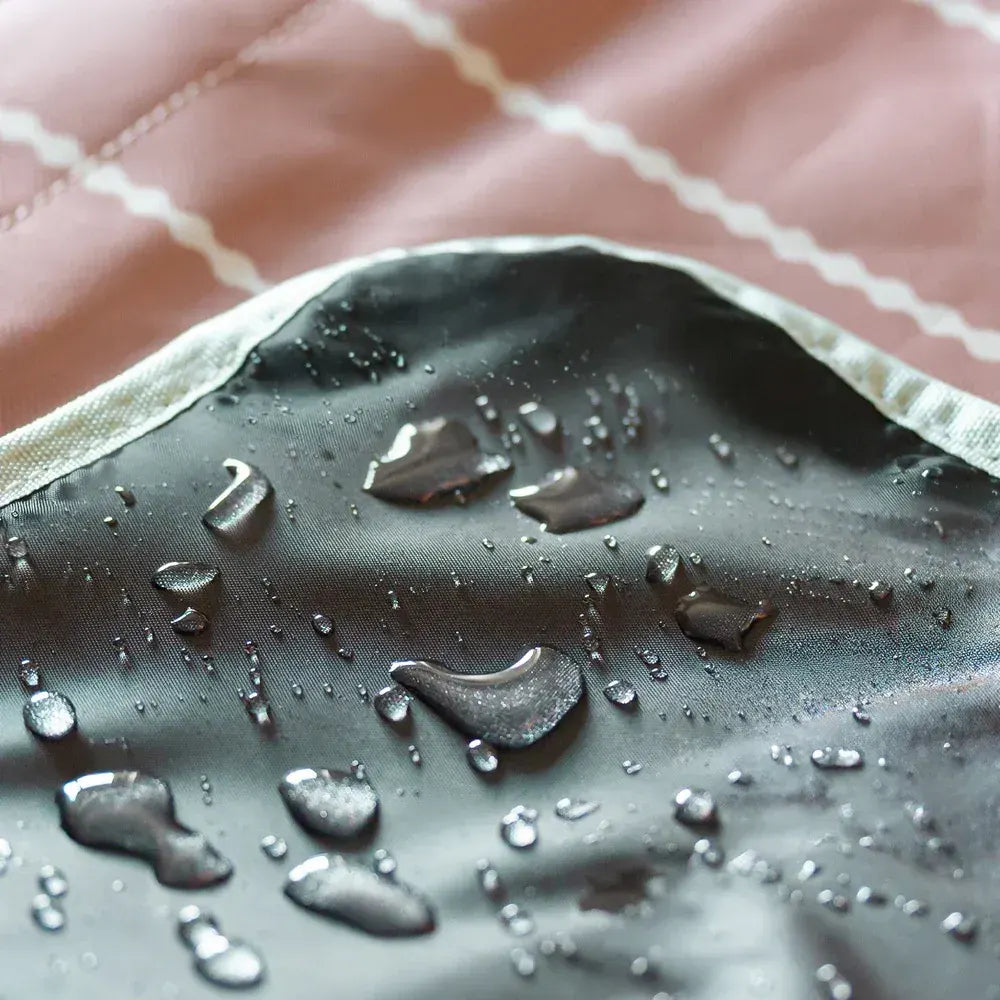 Monbento Waterproof Picnic Blanket for Outdoor Meals - Pink Moka - Image 5