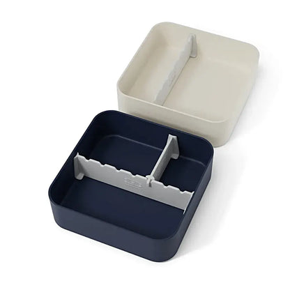 Monbento Flex - The 2 Compartment Lunch Box with Cutlery - Blue Natural - Image 5