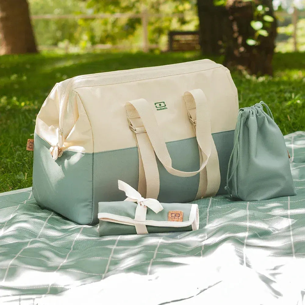 Monbento Escape - The XXL Insulated Bag For All Your Outings - Green Natural - Image 4