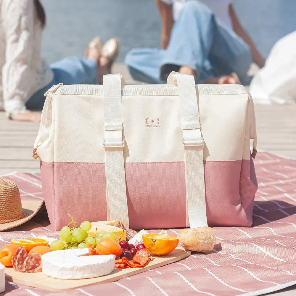 Monbento Escape - The XXL Insulated Bag For All Your Outings - Pink Moka - Image 4