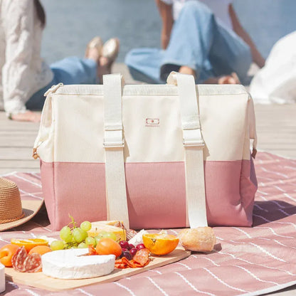 Monbento Escape - The XXL Insulated Bag For All Your Outings - Pink Moka - Image 4