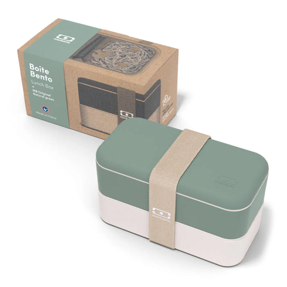 Monbento MB Original Bento Box - Green Natural - Image 4
