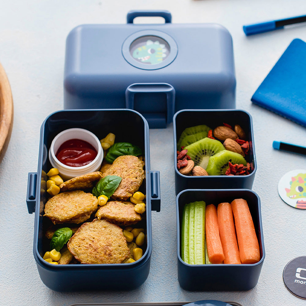 Monbento Mb Tresor Kids Bento Box - Blue Infinity - Image 4