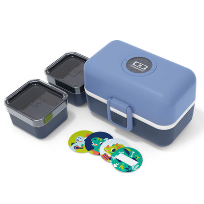Monbento Mb Tresor Kids Bento Box - Blue Infinity - Image 5