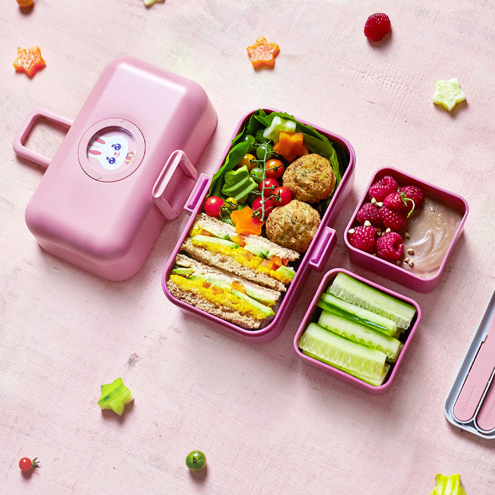 Monbento Mb Tresor Kids Bento Box - Pink Blush - Image 2