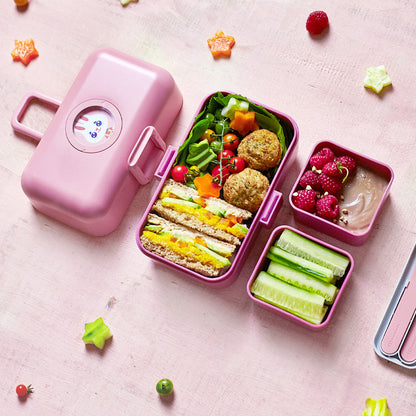 Monbento Mb Tresor Kids Bento Box - Pink Blush - Image 2