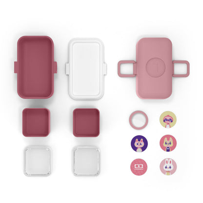 Monbento Mb Tresor Kids Bento Box - Pink Blush - Image 5