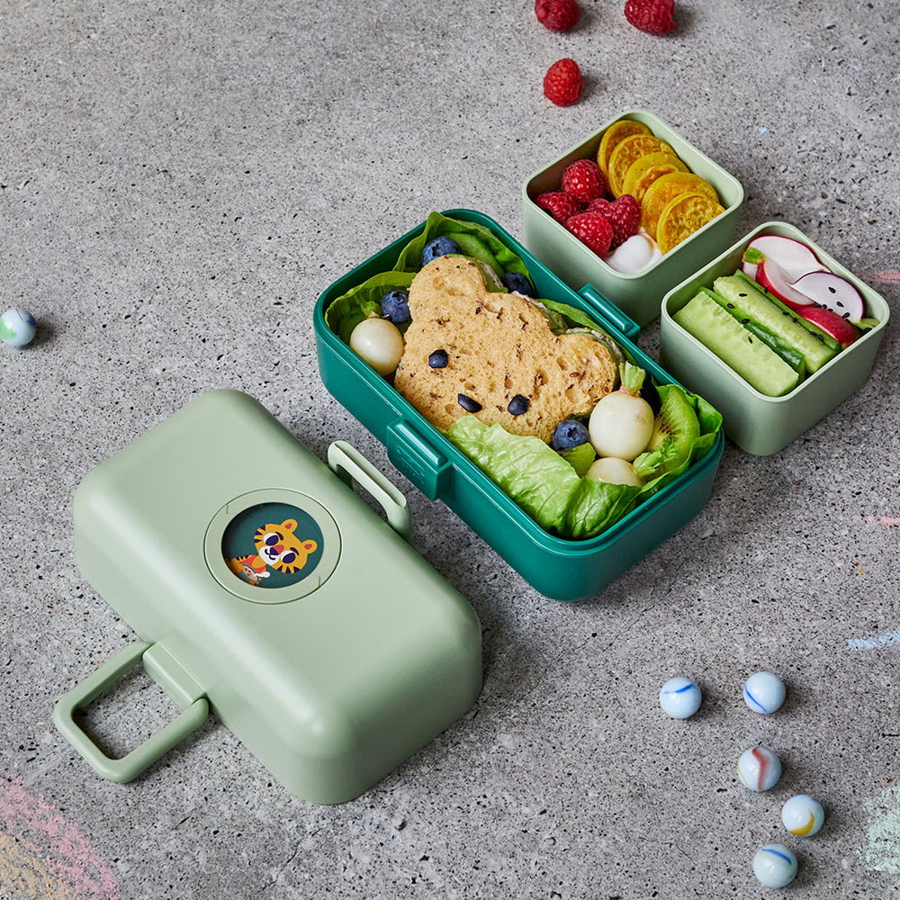 Monbento Mb Tresor Kids Bento Box - Green Forest - Image 2