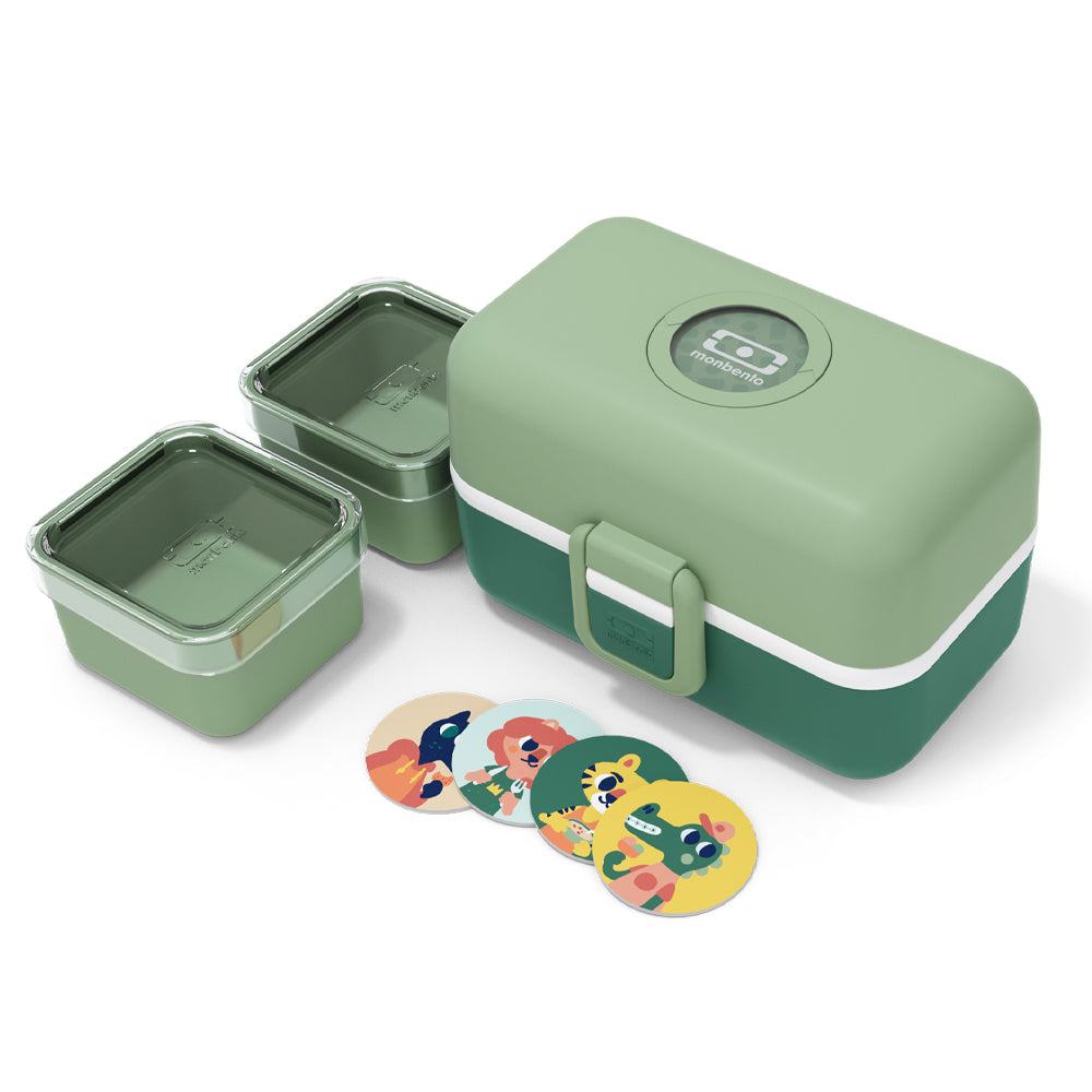 Monbento Mb Tresor Kids Bento Box - Green Forest - Image 5