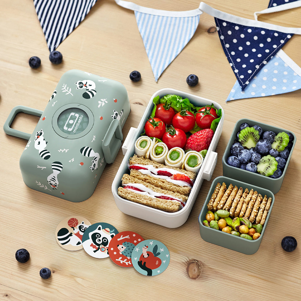 Monbento Mb Tresor Kids Bento Box - Raccoon - Image 2