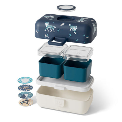 Monbento Mb Tresor Kids Bento Box - Wolf - Image 3