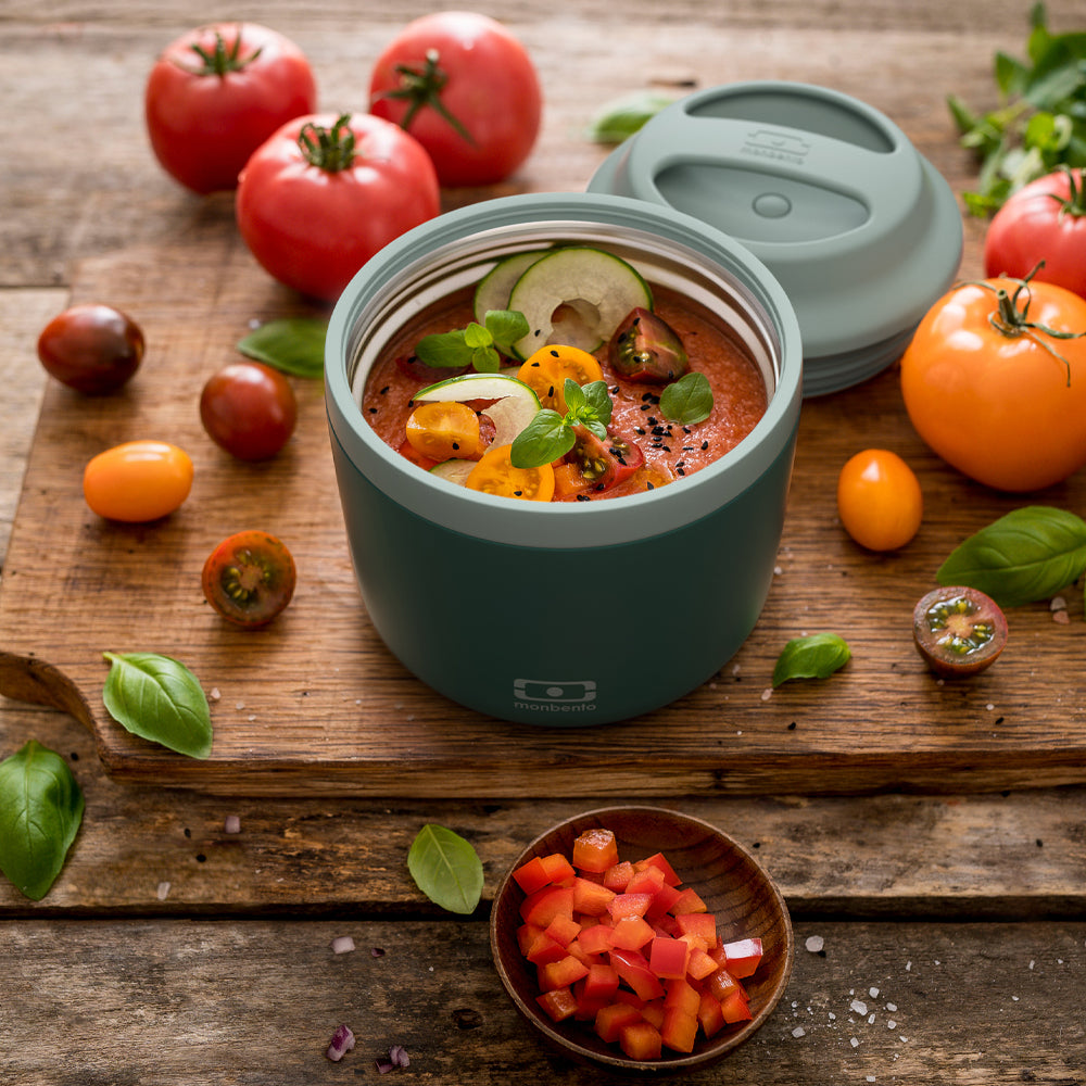 Monbento Mb Element Insulated Bento Box - Bi-Colour Green - Image 4