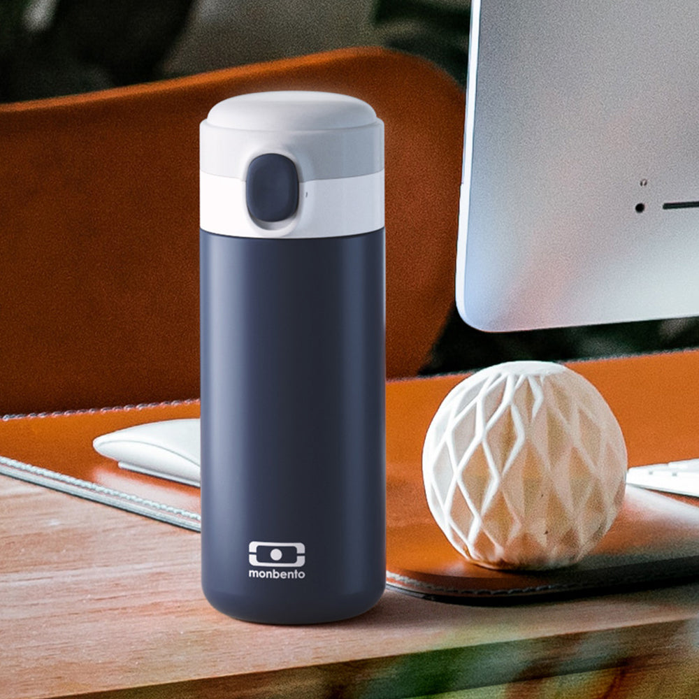 Monbento Mb Pop Insulated Bottle - Blue Infinity - Image 2