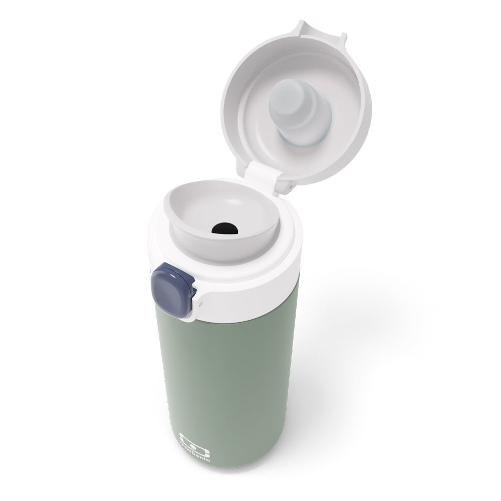 Monbento Mb Pop Insulated Bottle - Green Natural - Image 3