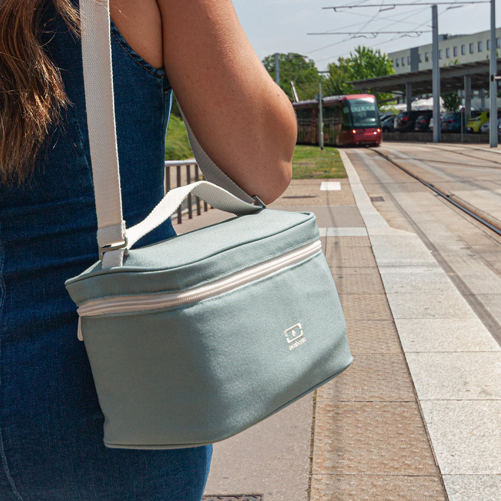 Monbento Arctic Insulated Cooler Lunch Bag - Green Natural - Image 4
