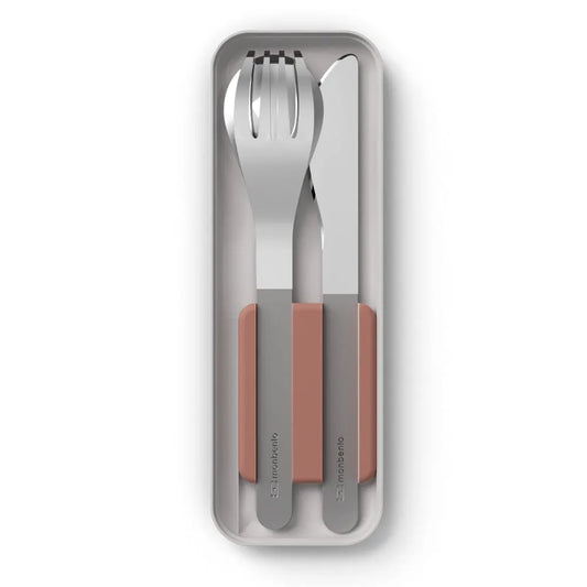 Monbento Mb Slim Box - Trio Knife - Rosa Moka