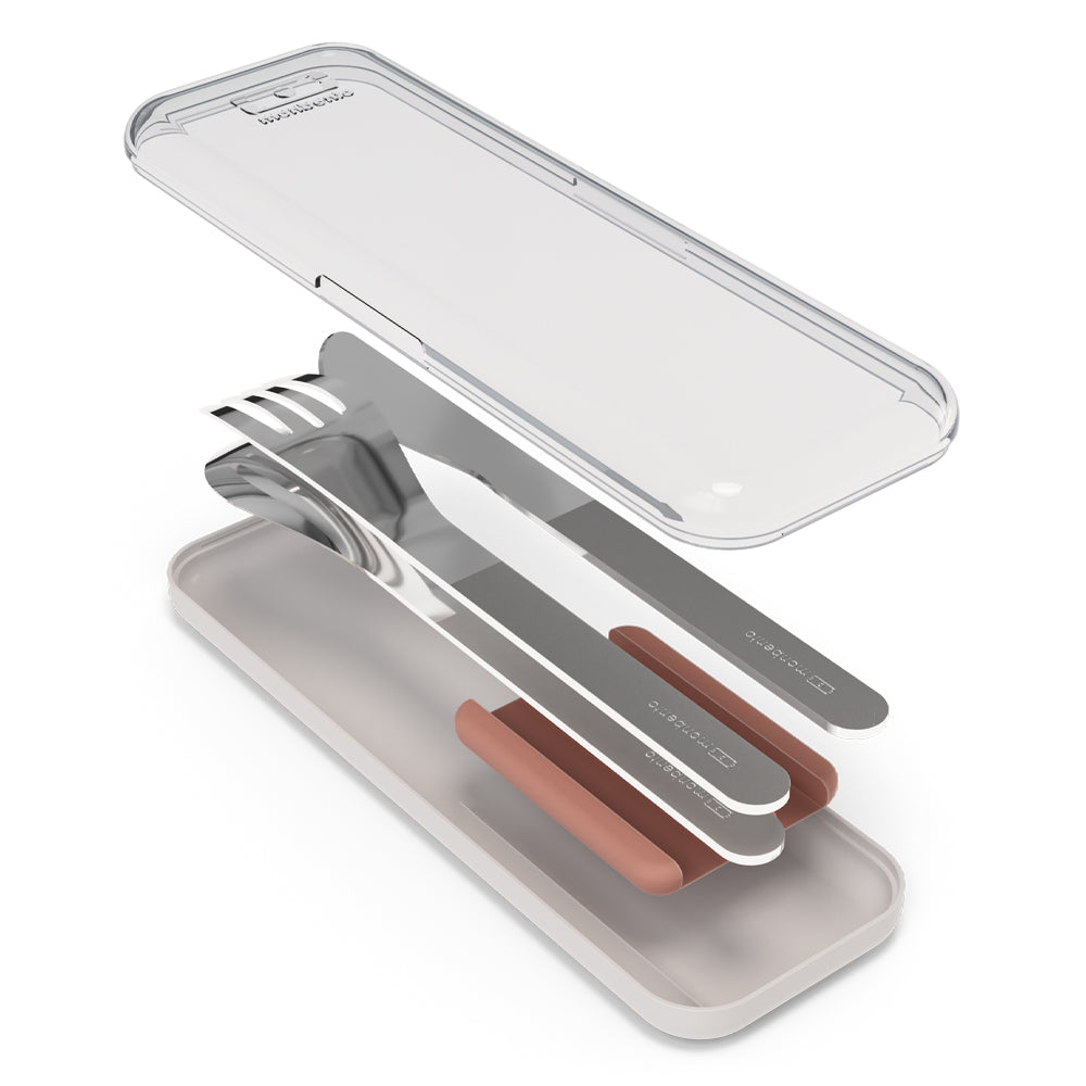 Monbento Mb Slim Box - Trio Knife - Rosa Moka - Image 3
