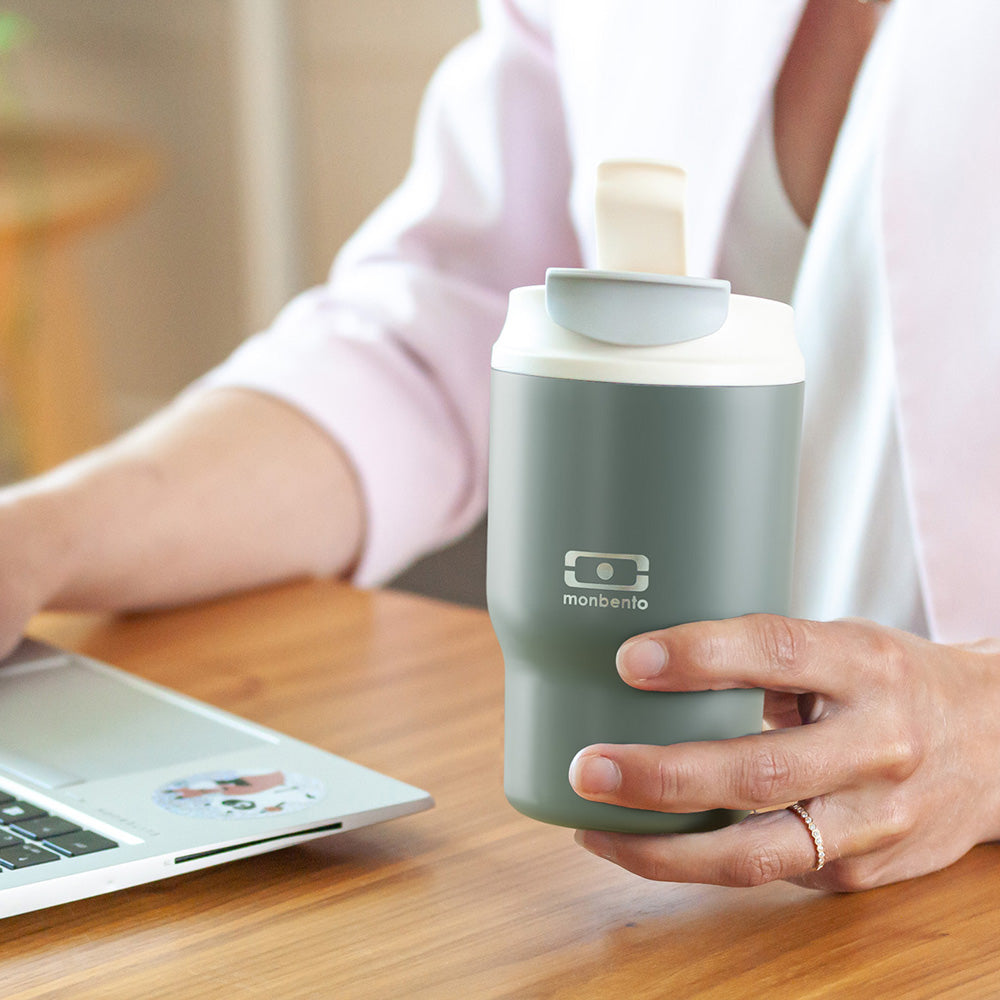 Monbento Travel Mug S - Green Natural - Image 4