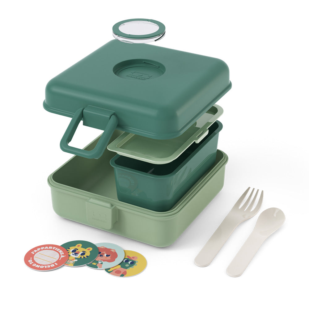 Monbento Mb Sandwich Lunch Box Snacky - Green Forest - Image 3