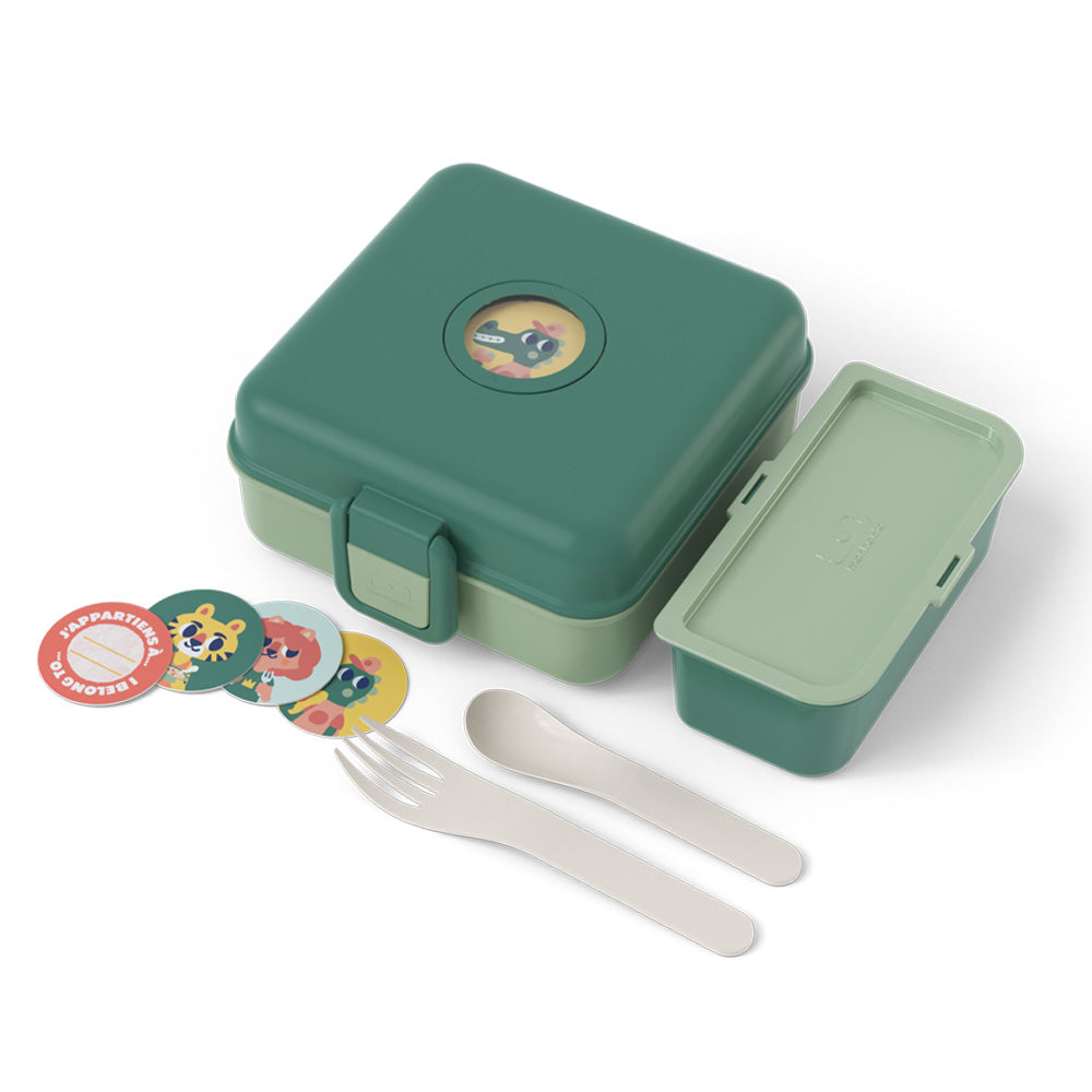 Monbento Mb Sandwich Lunch Box Snacky - Green Forest - Image 4