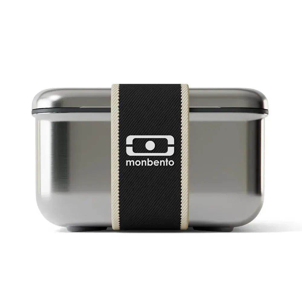 Monbento Mb Sense L The microwave-Safe Metal Lunch Box - Black Onyx - Image 5