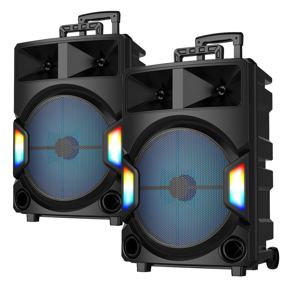 Majority PS500 - Bundled PA System 150w Bluetooth Karaoke-DJ-Party-PA System - Black - Image 4