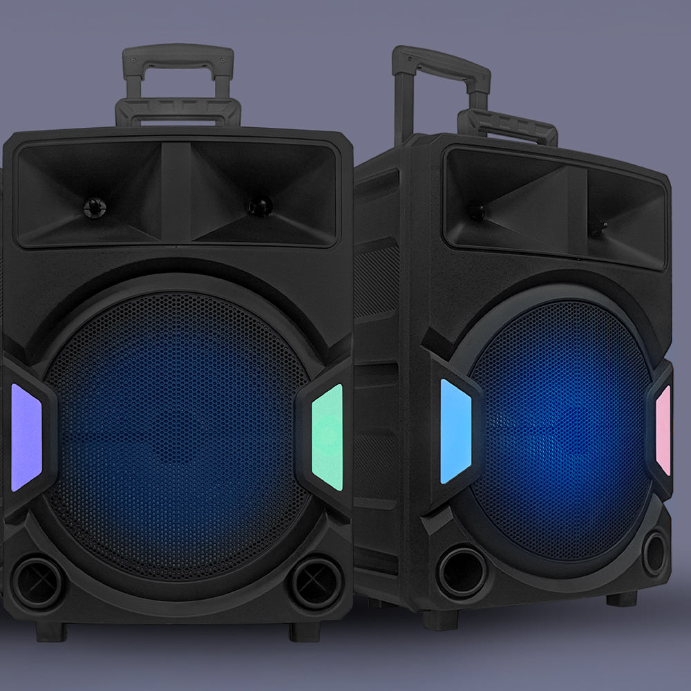 Majority PS500 - Bundled PA System 150w Bluetooth Karaoke-DJ-Party-PA System - Black - Image 5