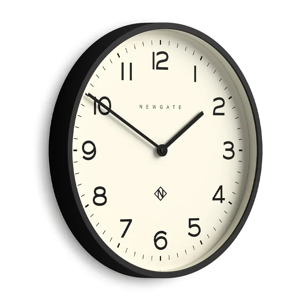 Newgate Number Two Echo Wall Clock-Black - Image 3