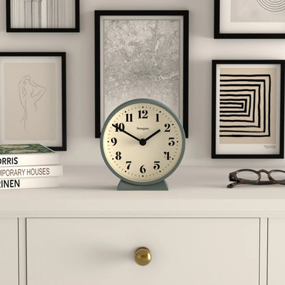 Newgate Theatre Mantel Clock Asparagus Green - Image 4
