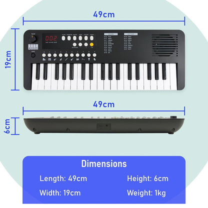 Axus Mini Keyboard 37 Key Keyboard - Black - Image 4