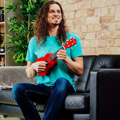 3rd Avenue Soprano Ukulele - Red - Image 6
