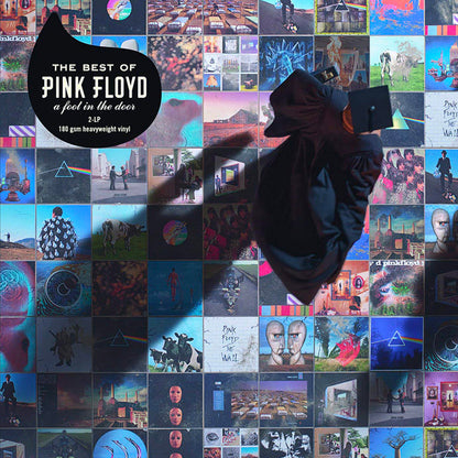 Crosley Record Storage Crate Pink Foyd The Best Of Pink Floyd: A Foot In The Door Vinyl Album Bundle - Image 2